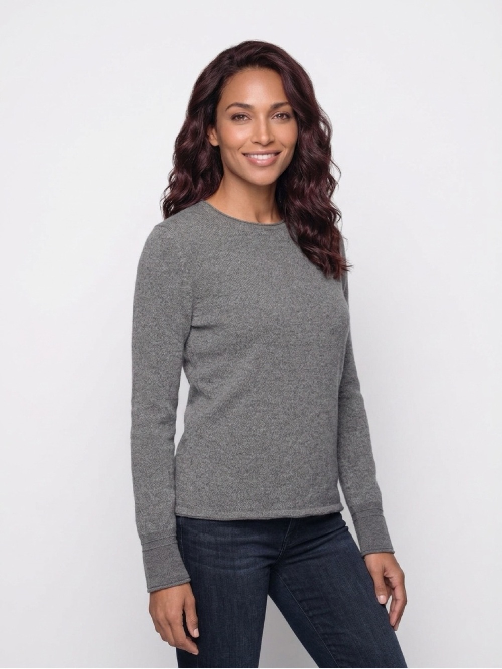 rag & bone Women’s Medium Gray Lightweight Crewneck Sweatshirt
